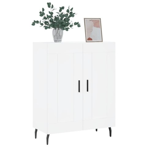 SZAFKA BIAŁA 69,5X34X90 CM MATERIAŁ DREWNOPOCHODNY