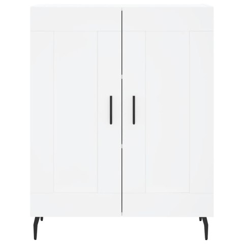 SZAFKA BIAŁA 69,5X34X90 CM MATERIAŁ DREWNOPOCHODNY