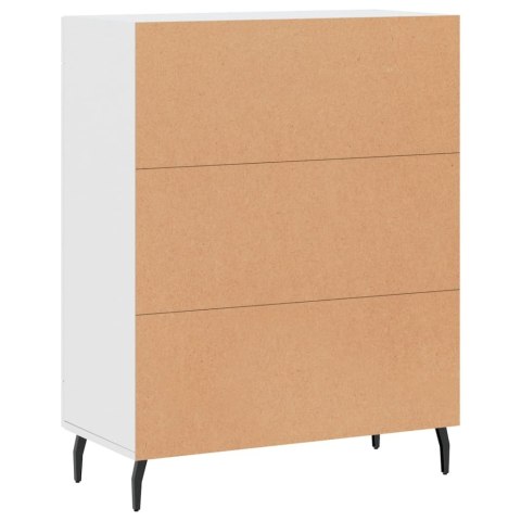 SZAFKA BIAŁA 69,5X34X90 CM MATERIAŁ DREWNOPOCHODNY