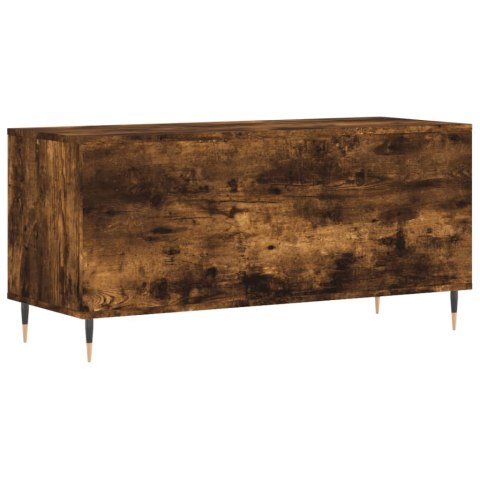 SZAFKA NA PŁYTY, PRZYDYMIONY DĄB, 100X38X48 CM