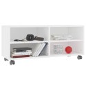 VidaXL Szafka pod TV, biała, 90x35x35 cm, materiał drewnopochodny
