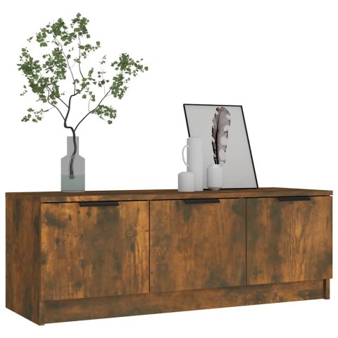VidaXL Szafka pod TV, przydymiony dąb, 197x35x52 cm