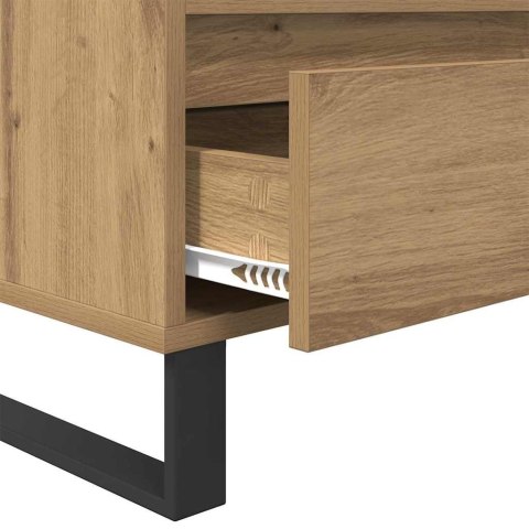 SZAFKA POD TELEWIZOR 100 X 34,5 X 44,5 CM DĄB RZEMIEŚLNICZY