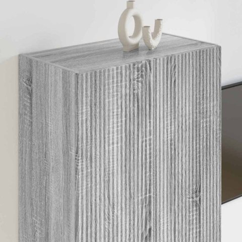 SZAFKA POD TELEWIZOR 59,5 X 31 X 80 CM SZARY SONOMA