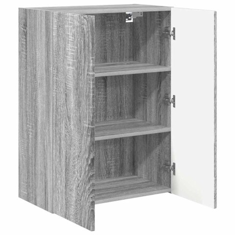 SZAFKA POD TELEWIZOR 59,5 X 31 X 80 CM SZARY SONOMA