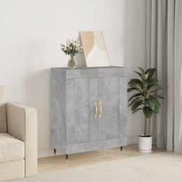 SZAFKA, SZAROŚĆ BETONU, 69,5X34X90 CM, MATERIAŁ DREWNOPOCHODNY