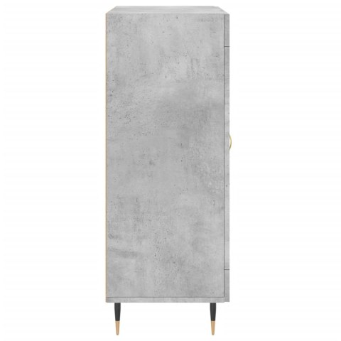 SZAFKA, SZAROŚĆ BETONU, 69,5X34X90 CM, MATERIAŁ DREWNOPOCHODNY