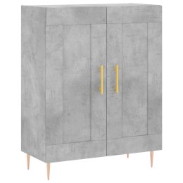 SZAFKA SZAROŚĆ BETONU 69,5X34X90 CM MATERIAŁ DREWNOPOCHODNY