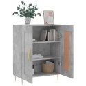 SZAFKA SZAROŚĆ BETONU 69,5X34X90 CM MATERIAŁ DREWNOPOCHODNY