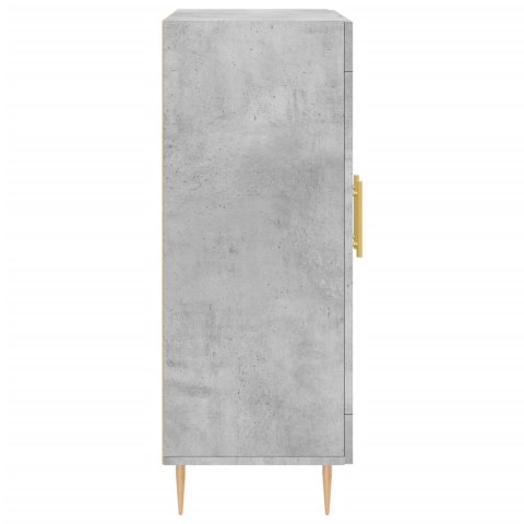SZAFKA SZAROŚĆ BETONU 69,5X34X90 CM MATERIAŁ DREWNOPOCHODNY
