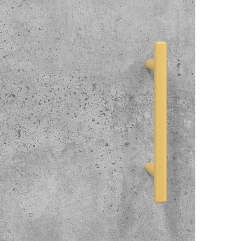 SZAFKA SZAROŚĆ BETONU 69,5X34X90 CM MATERIAŁ DREWNOPOCHODNY
