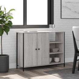 SZAFKA SZARY DĄB SONOMA 100X33X75 CM MATERIAŁ DREWNOPOCHODNY