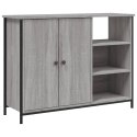 SZAFKA SZARY DĄB SONOMA 100X33X75 CM MATERIAŁ DREWNOPOCHODNY