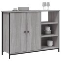 SZAFKA SZARY DĄB SONOMA 100X33X75 CM MATERIAŁ DREWNOPOCHODNY