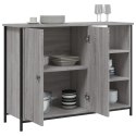 SZAFKA SZARY DĄB SONOMA 100X33X75 CM MATERIAŁ DREWNOPOCHODNY