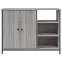 SZAFKA SZARY DĄB SONOMA 100X33X75 CM MATERIAŁ DREWNOPOCHODNY