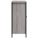 SZAFKA SZARY DĄB SONOMA 100X33X75 CM MATERIAŁ DREWNOPOCHODNY