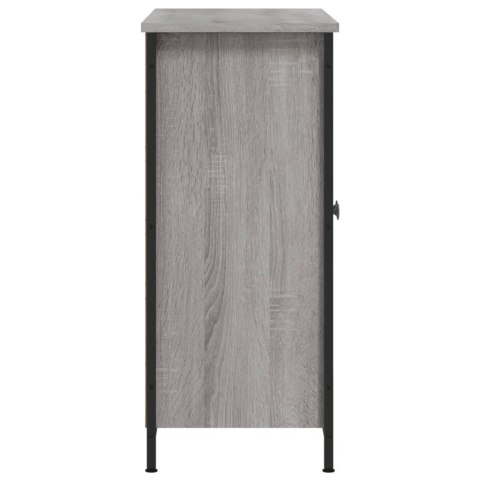 SZAFKA SZARY DĄB SONOMA 100X33X75 CM MATERIAŁ DREWNOPOCHODNY