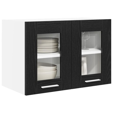 SZAFKA WISZĄCA CZARNY DĄB 60 X 31 X 40 CM DREWNO INŻYNIERYJNE
