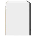 SZAFKA WISZĄCA CZARNY DĄB 60 X 31 X 40 CM DREWNO INŻYNIERYJNE
