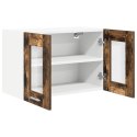 SZAFKA WISZĄCA DĄB WĘDZONY 60 X 31 X 40 CM DREWNO INŻYNIERYJNE