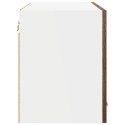 SZAFKA WISZĄCA DĄB WĘDZONY 60 X 31 X 40 CM DREWNO INŻYNIERYJNE