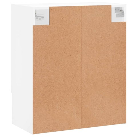 SZAFKA WISZĄCA BIAŁA 60X31X70 CM MATERIAŁ DREWNOPOCHODNY