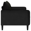 FOTEL XL CZARNY WELUR