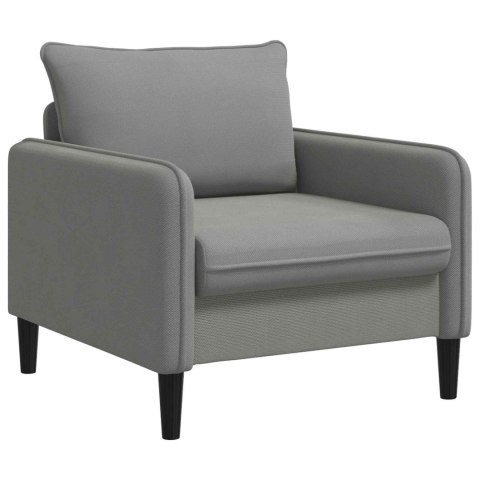 FOTEL XL CIEMNOSZARY WELUR