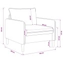 FOTEL XL CIEMNOSZARY WELUR