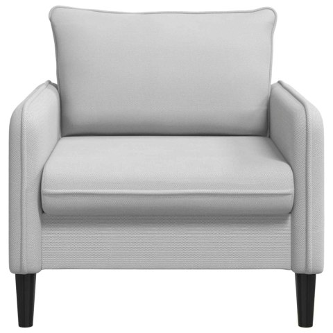 FOTEL XL JASNOSZARY WELUR