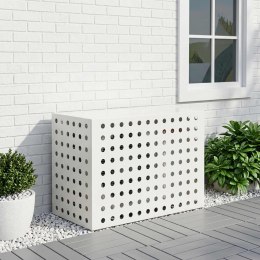 VidaXL Pokrywa do klimatyzatora Biały 100 x 50 x 70 cm Stal