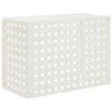VidaXL Pokrywa do klimatyzatora Biały 100 x 50 x 70 cm Stal