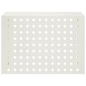 VidaXL Pokrywa do klimatyzatora Biały 100 x 50 x 70 cm Stal