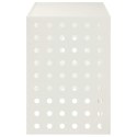 VidaXL Pokrywa do klimatyzatora Biały 100 x 50 x 70 cm Stal