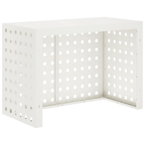 VidaXL Pokrywa do klimatyzatora Biały 100 x 50 x 70 cm Stal