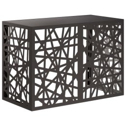 POKRYWA DO KLIMATYZATORA CZARNY 100 X 50 X 70 CM STAL