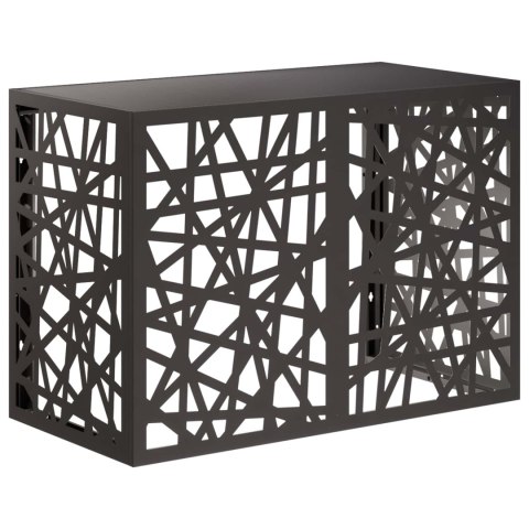 POKRYWA DO KLIMATYZATORA CZARNY 100 X 50 X 70 CM STAL