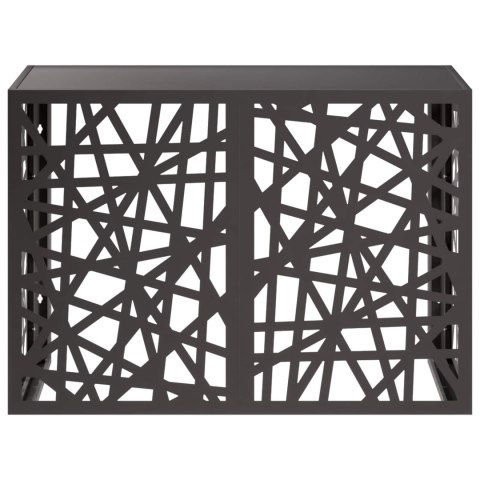 POKRYWA DO KLIMATYZATORA CZARNY 100 X 50 X 70 CM STAL