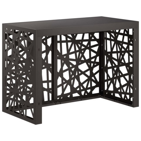 POKRYWA DO KLIMATYZATORA CZARNY 100 X 50 X 70 CM STAL