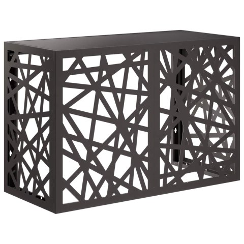POKRYWA DO KLIMATYZATORA CZARNY 90 X 40 X 60 CM STAL