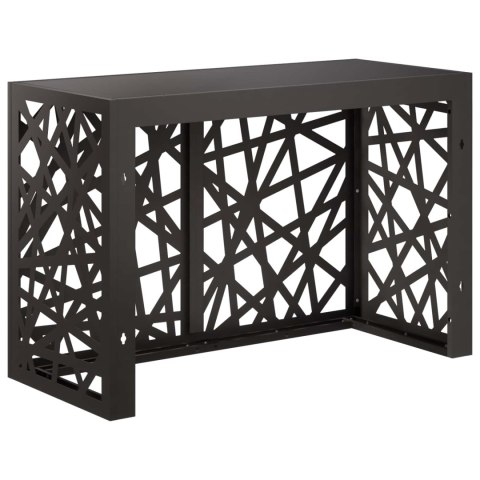 POKRYWA DO KLIMATYZATORA CZARNY 90 X 40 X 60 CM STAL
