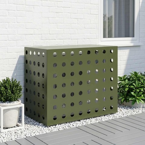 POKRYWA DO KLIMATYZATORA OLIWKOWY ZIELONY 100 X 50 X 70 CM STAL