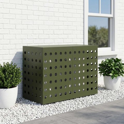 POKRYWA DO KLIMATYZATORA OLIWKOWY ZIELONY 90 X 40 X 60 CM STAL