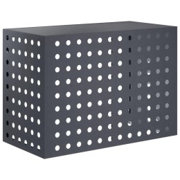 POKRYWA DO KLIMATYZATORA ANTRACYTOWY 100 X 50 X 70 CM STAL