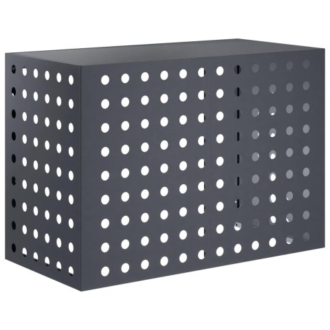 POKRYWA DO KLIMATYZATORA ANTRACYTOWY 100 X 50 X 70 CM STAL