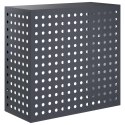 POKRYWA DO KLIMATYZATORA ANTRACYTOWY 110 X 50 X 105 CM STAL