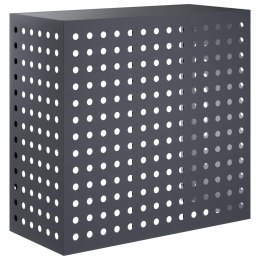 POKRYWA DO KLIMATYZATORA ANTRACYTOWY 110 X 50 X 105 CM STAL