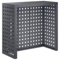 POKRYWA DO KLIMATYZATORA ANTRACYTOWY 110 X 50 X 105 CM STAL