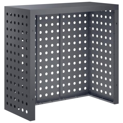 POKRYWA DO KLIMATYZATORA ANTRACYTOWY 110 X 50 X 105 CM STAL